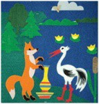 Игра-театр для слабовидящих детей по сказке «Лиса и журавль» - «globural.ru» - Кировград