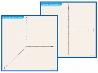 Фрагмент (демонстрационный) маркерный (двухсторонний) "Координатная плоскость" - «globural.ru» - Кировград