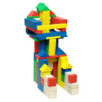 Конструктор деревянный "МегаСтроитель цветной" - «globural.ru» - Кировград