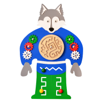 Бизиборд «Волчок- Серый Бочок» - «globural.ru» - Кировград