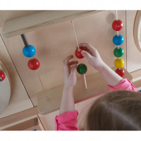 Тактильно-развивающая панель «Магнитные шарики» (вариант 1) - «globural.ru» - Кировград