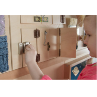 Тактильно-развивающая панель «Замочки» (вариант 1) - «globural.ru» - Кировград