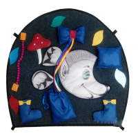 Игровое тактильное панно "Ежик" - «globural.ru» - Кировград