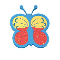 Сенсомоторное декоративно-развивающее панно "Бабочка" - «globural.ru» - Кировград