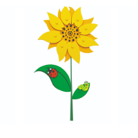 Сенсомоторное декоративно-развивающее панно "Подсолнух" - «globural.ru» - Кировград