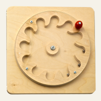 Тактильно-развивающая панель «Лабиринт-цветок» - «globural.ru» - Кировград