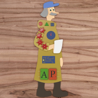 Бизиборд "Почтальон Печкин" - «globural.ru» - Кировград