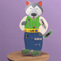 Бизиборд «Волчок-серый бочок» - «globural.ru» - Кировград