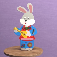 Бизиборд «Зайчик-побегайчик» - «globural.ru» - Кировград