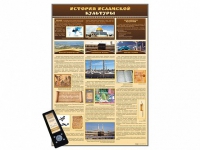 Интерактивный стенд "История исламской культуры" адаптивный, с сенсорным пультом управления и планшетом со шрифтом Брайля (основы духовно-нравственной культуры народов России) - «globural.ru» - Кировград