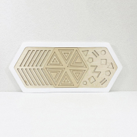 Декоративная тактильная панель - «Рельефные многоугольные формы» - «globural.ru» - Кировград