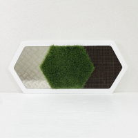 Декоративная тактильная панель 3в1 - «Сталь, Трава, Колючки» - «globural.ru» - Кировград