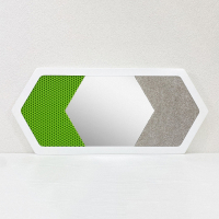 Декоративная тактильная панель 3в1 - «Ворс, Зеркало, Резина» - «globural.ru» - Кировград