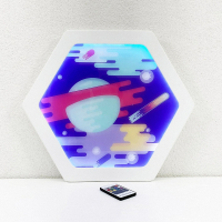 Декоративная тактильная панель с подсветкой - «Сатурн» - «globural.ru» - Кировград