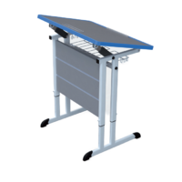 Стол ученический одноместный с наклоняемой столешницей 3-7 гр.р. - «globural.ru» - Кировград