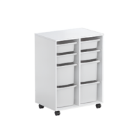 Тумба мобильная для пособий (белый) - «globural.ru» - Кировград