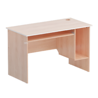 Стол преподавателя компьютерный 1200х600х760 (бук/белый) - «globural.ru» - Кировград