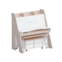 Набор мебели «Конструкторское бюро» (дуб молочный/белый) - «globural.ru» - Кировград