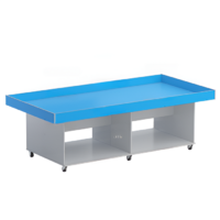 Стол для робототехники с полками (серый/синий) - «globural.ru» - Кировград