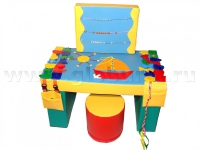 Дидактический стол с пуфиком вариант 2 (ВИК) - «globural.ru» - Кировград