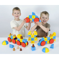 Набор Полидрон Магнитные блоки 3D Супер (комплект на группу, 68 деталей) - «globural.ru» - Кировград