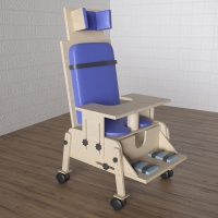 Стул для ребенка с ОВЗ «Новые горизонты» №3 со столешницей синий - «globural.ru» - Кировград