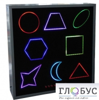 Интерактивная панель "Цветные фигуры-8" (вариант 3) - «globural.ru» - Кировград