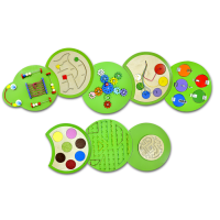 Тактильно-развивающая панель "Гусеница Жужа" - «globural.ru» - Кировград