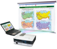 Диск с электронными плакатами, презентациями (электронный учебник) по геoграфии Природа и население России (74 темы) - «globural.ru» - Кировград