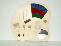 Тактильная панель "Тело гусеницы" (кисточки) - «globural.ru» - Кировград