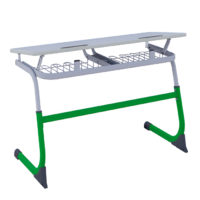 Парта двухместная Smarty регулируемая по высоте с углом наклона столешницы - «globural.ru» - Кировград