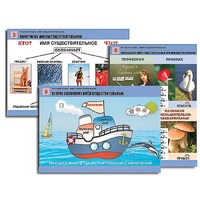 Комплект таблиц для начальной школы "Русский язык. Имя существительное" - «globural.ru» - Кировград