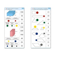 Комплект карточек (10) "Обучающий калейдоскоп. Геометрические фигуры" - «globural.ru» - Кировград
