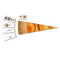 Модель-аппликация "Сравнительные размеры Солнца, планет и их спутников" - «globural.ru» - Кировград