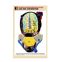 Рельефная таблица "Долька печени. Макро-микростроение" (формат А1, матовое ламинир.) - «globural.ru» - Кировград