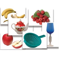 Набор предметных картинок "Фрукты, ягоды, орехи. Посуда" - «globural.ru» - Кировград