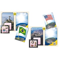 Настольно-печатная игра "Флаги стран мира 2. Азия, Африка, Австралия, Америка" - «globural.ru» - Кировград