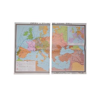 Учебная карта "Европа в 16 - первой половине 17 в.в." 1030*1420 мм (матовое, 2-стороннее лам.) - «globural.ru» - Кировград