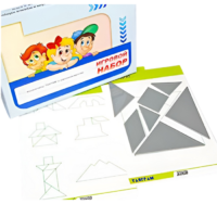 Игровой набор "Танграм" (с комплектом карточек) - «globural.ru» - Кировград