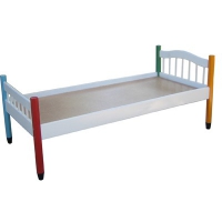 Кровать детская "Карандаш" 1400х600х600 ЛДСП настил ДВП  - «globural.ru» - Кировград