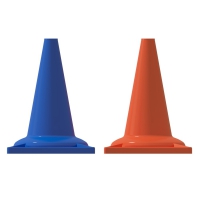 Набор конусов сигнальных 33 см (6 голубых + 6 оранжевых) - «globural.ru» - Кировград