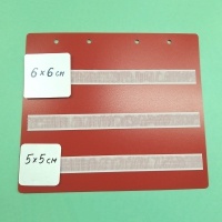 КРАСНЫЙ лист-вкладыш в папку ПЕКС БОЛЬШАЯ для карточек 5*5 и 6*6 см - «globural.ru» - Кировград