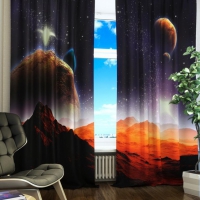 Комплект светонепроницаемых штор "Марсианская одиссея" - «globural.ru» - Кировград