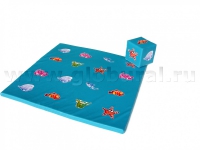 Игровой детский мат «Море» с кубиком (ВИК) - «globural.ru» - Кировград