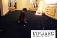 Напольное фибероптическое покрытие «Звездное небо» в комплекте с источником света - «globural.ru» - Кировград