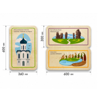 Набор стеновых панелей «Памятные места России - Владимир, Республика Коми, Камчатка» - «globural.ru» - Кировград