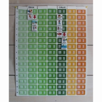 Панель для визуального расписания с цветными ячейками - «globural.ru» - Кировград