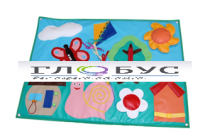 Дидактическое панно "Полянка" (ВИК) - «globural.ru» - Кировград