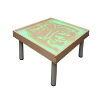 Столик на ножках для рисования песком Радуга. Подсветка RGB - «globural.ru» - Кировград