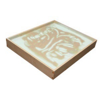 Планшет для рисования песком Радуга. Подсветка белая - «globural.ru» - Кировград